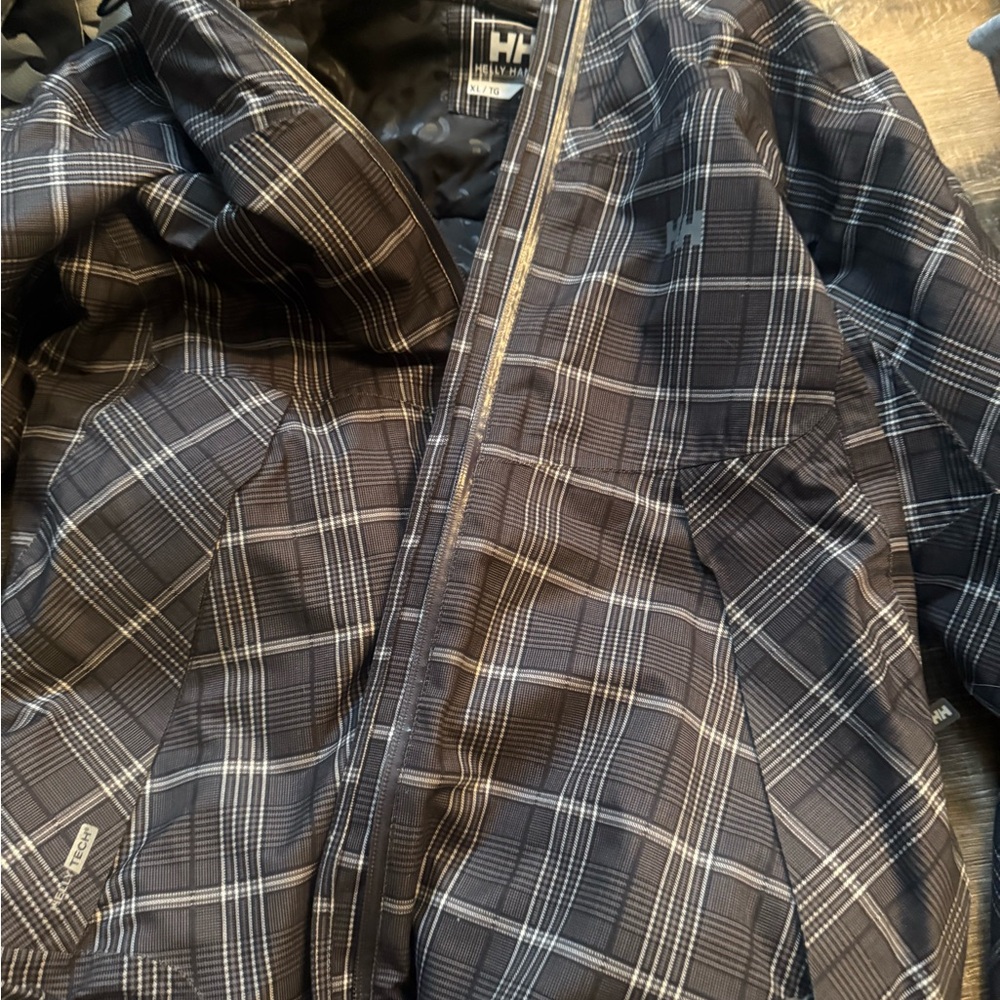 Helly Hansen Dark Plaid Performance Jacket - image 1